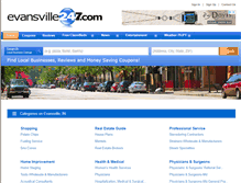 Tablet Screenshot of evansville.golocal247.com
